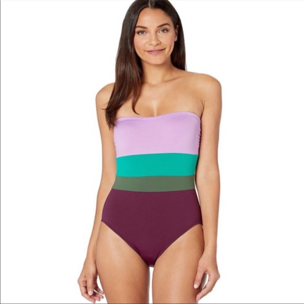 Kate Spade one-piece bathing suit in Raisin Small